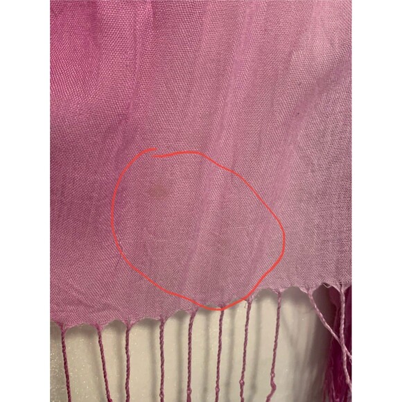 Bloomingdales Exclusive Womens Scarf Wrap Pink Ombre Lightweight 100% Viscose - Picture 7 of 12